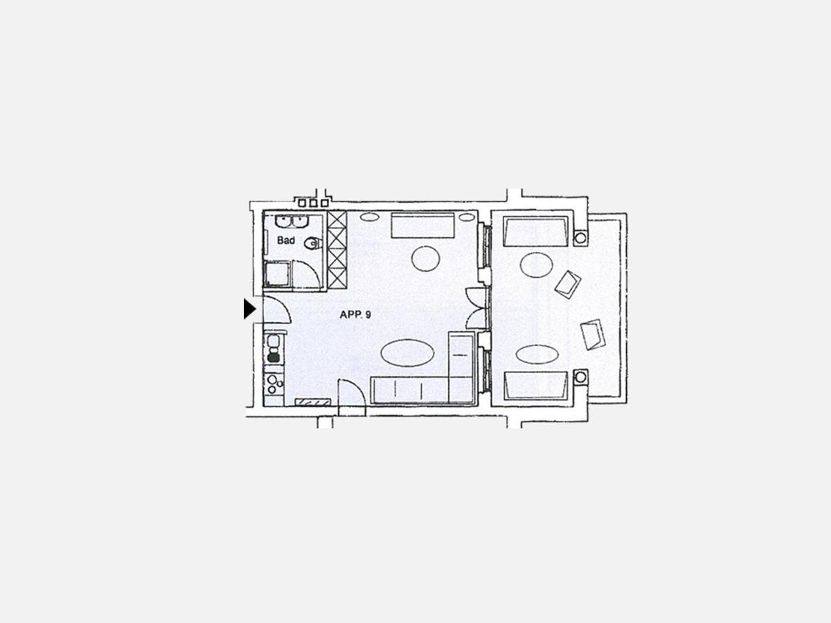 Kaiservillen Heringsdorf - 1-Raum-Appartement Mit Balkon Ik9 Luaran gambar